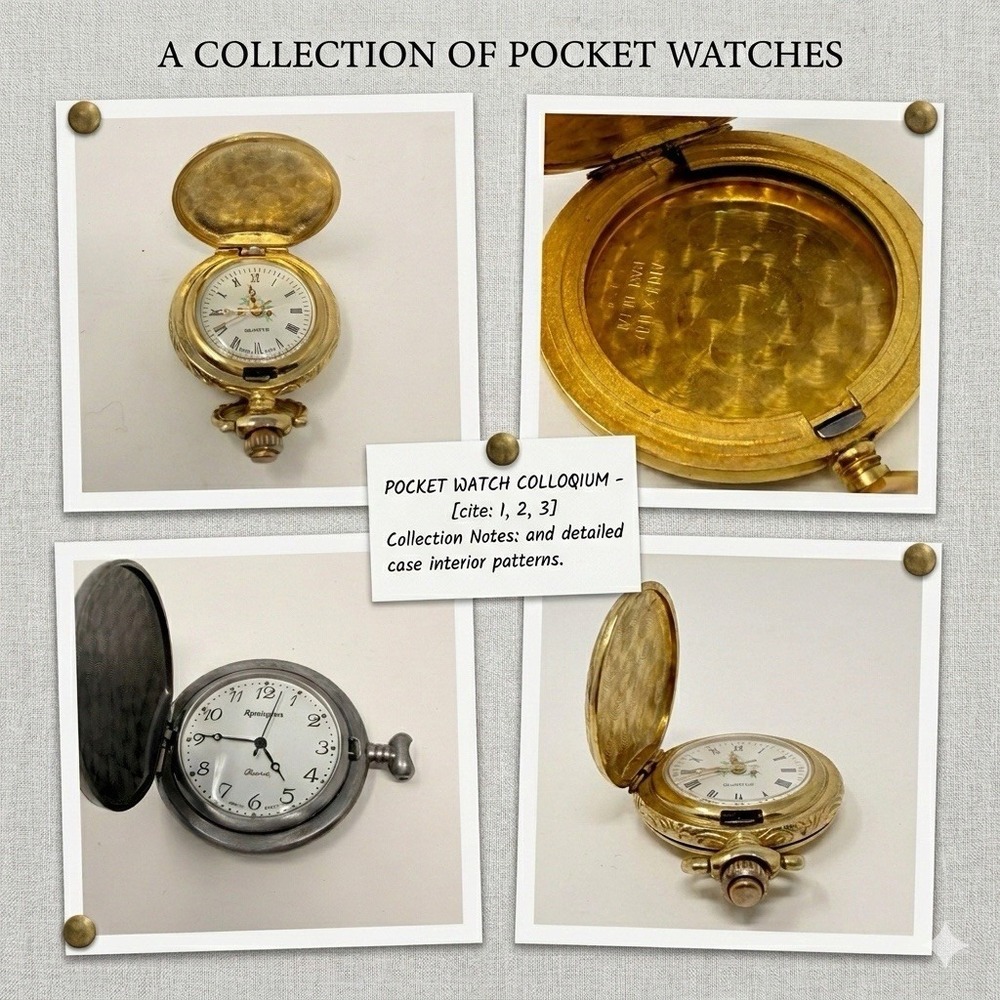 Pocket Watch Bundle - For Parts‎